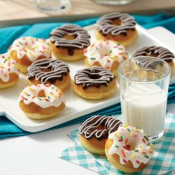 Molde mini donuts silicona 100% platino - Cocuisine – cocuisine