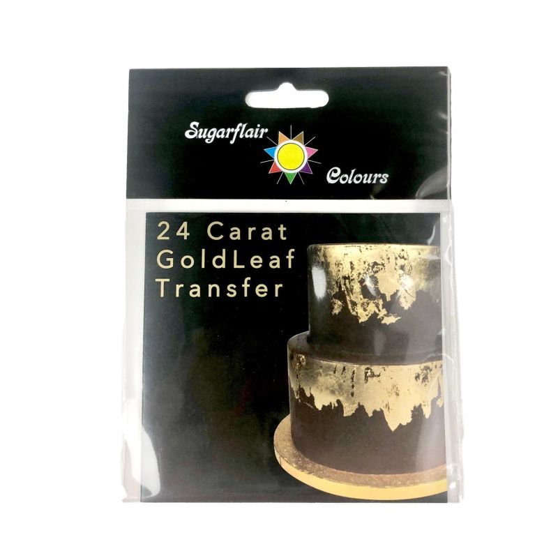 Feuilles d'or comestibles pour la décoration de gâteau alimentaire