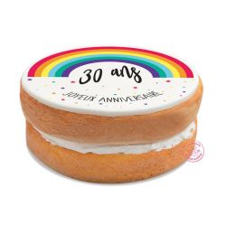 Rouleau pâte à sucre imprimée Happy Birthday - Pâtes à sucre/Pâte
