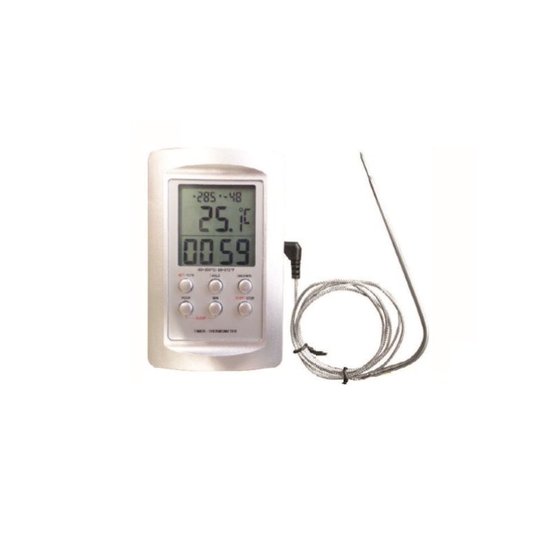 Cuisson au four : thermomètre de cuisine à sonde adapté - Thermomètre de  cuisine