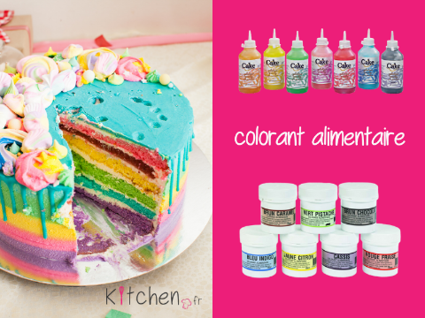 Colorant alimentaire : Liquide, Poudre, Gel, Spray, Pâte